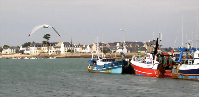 L'Île Tudy vue de Loctudy - Île-Tudy (29980) - Finistère