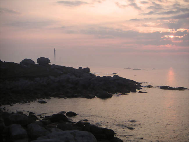 Balade à pied vers l'île Vierge