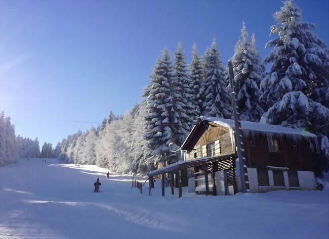 La station de ski de la Loge des Gardes sur la commune de Laprugne - Laprugne (03250) - Allier