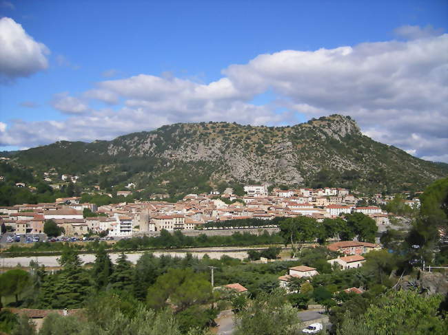 Vue générale du village - Anduze (30140) - Gard