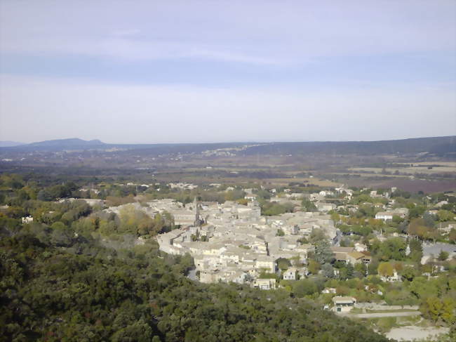 Collias vu de la Torte - Collias (30210) - Gard