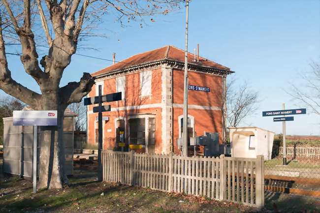 Gare de Fons Outre Gardon-Saint Mamert - Fons (30730) - Gard