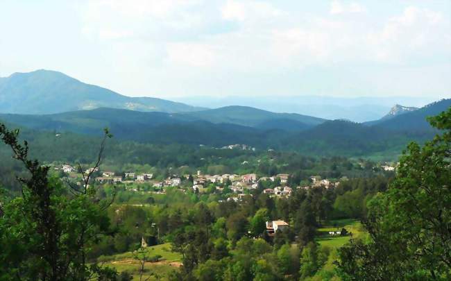 Vue de Gagnières - Gagnières (30160) - Gard