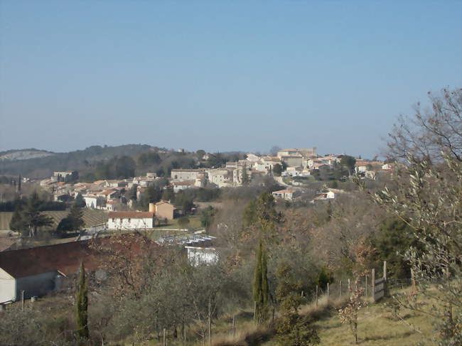 Vue sur le village - Ners (30360) - Gard