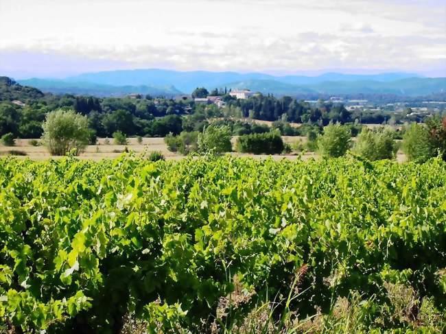 Vue du hameau - Puechredon (30610) - Gard