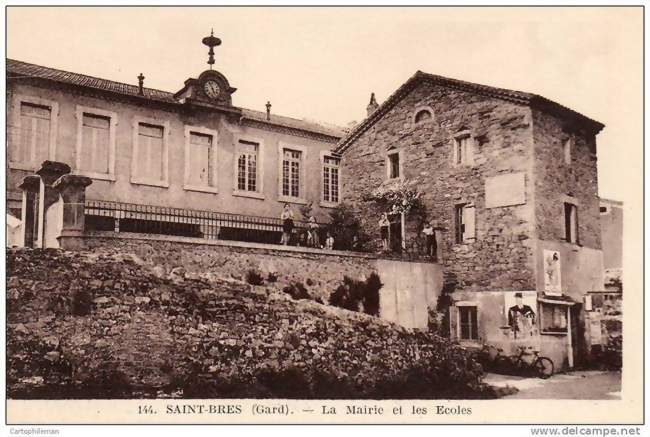Carte postale Saint-Brès de 1920 - Saint-Brès (30500) - Gard