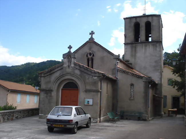 L'église paroissiale - Sainte-Cécile-d'Andorge (30110) - Gard