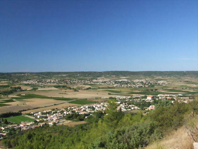 Saint-Dionisy vu depuis l'oppidum Roque de Viou - Saint-Dionisy (30980) - Gard