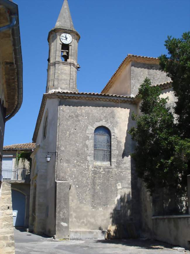 L'église paroissiale Saint André à Souvignargues - Souvignargues (30250) - Gard