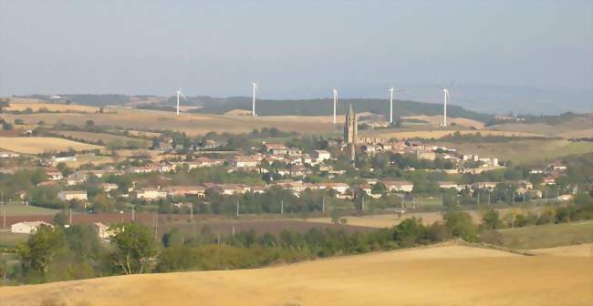 Avignonet-Lauragais vue depuis la D43 - Avignonet-Lauragais (31290) - Haute-Garonne