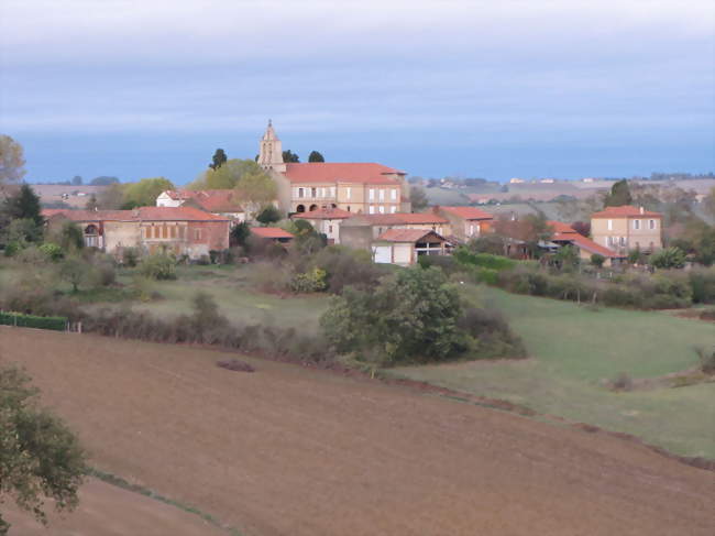 Vue générale du village de Castagnac - Castagnac (31310) - Haute-Garonne