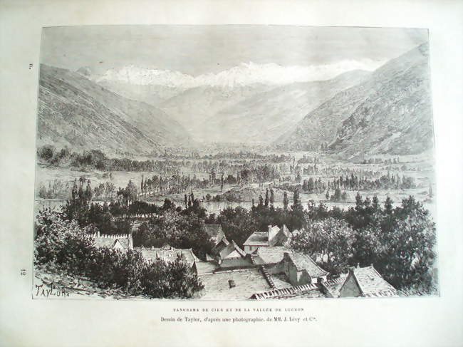 Panorama de Cier et de la vallée de Luchon vers 1877 - Cier-de-Luchon (31110) - Haute-Garonne