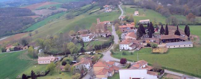 Vue aérienne - Lautignac (31370) - Haute-Garonne