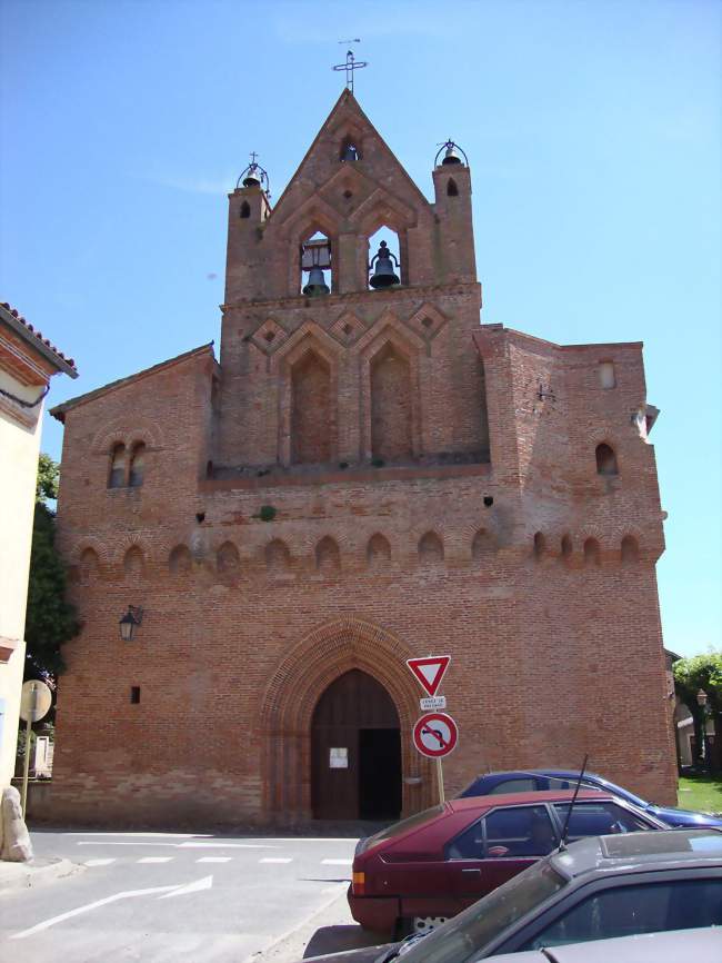 Église, façade et clocher - Plaisance-du-Touch (31830) - Haute-Garonne