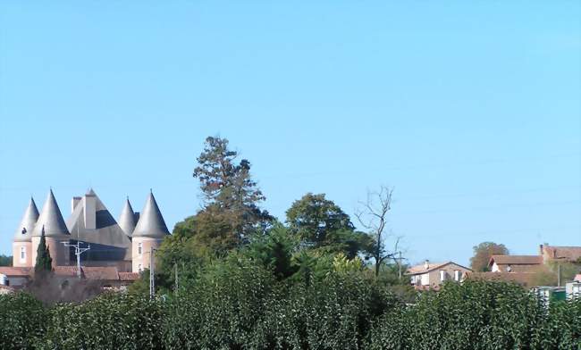 Vue partielle du Château de Saint-Élix - Saint-Élix-le-Château (31430) - Haute-Garonne