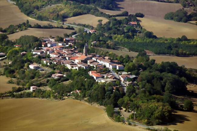 Vue aérienne de Puycasquier - Puycasquier (32120) - Gers