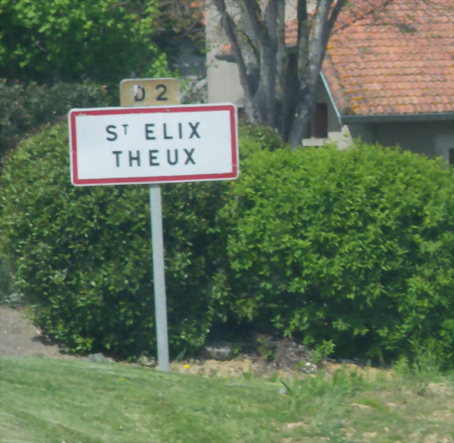 Entrée du village - Saint-Élix-Theux (32300) - Gers