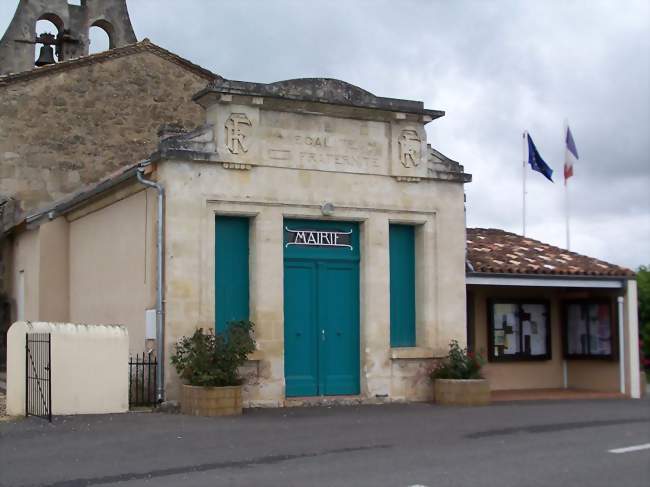 La mairie (juil 2012) - Auriolles (33790) - Gironde