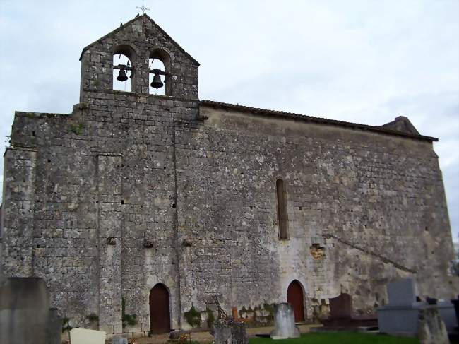 L'église Saint-Eutrope (oct 2012) - Bellefond (33760) - Gironde