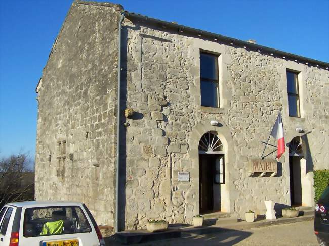 La mairie (fév 2010) - Roquebrune (33580) - Gironde