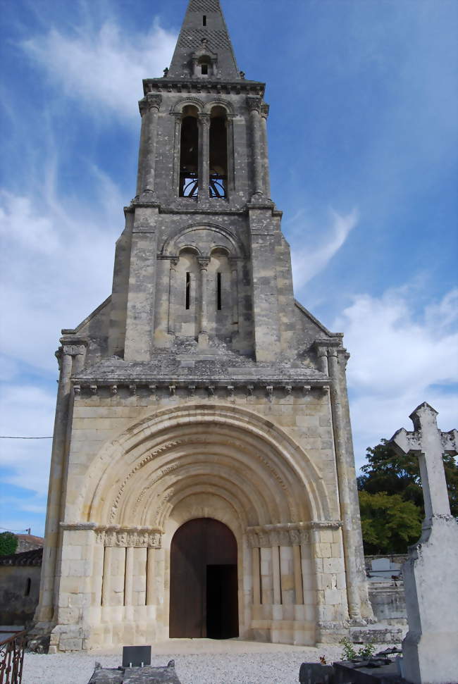 L'église Saint-Christophe de Saint-Christophe-des-Bardes - Saint-Christophe-des-Bardes (33330) - Gironde