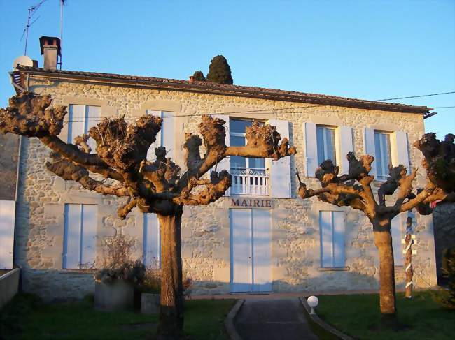 La mairie (fév 2010) - Sainte-Gemme (33580) - Gironde