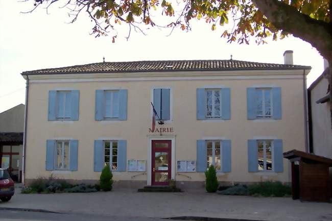La mairie (nov 2011) - Uzeste (33730) - Gironde