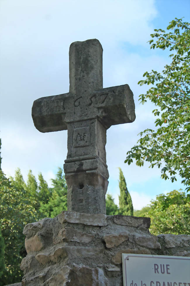 Croix de 1657 à Camplong - Camplong (34260) - Hérault