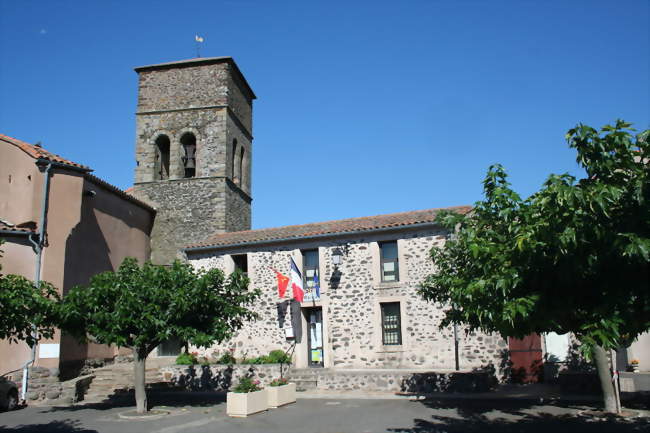 Église Saint-Martin et mairie de Carlencas - Carlencas-et-Levas (34600) - Hérault