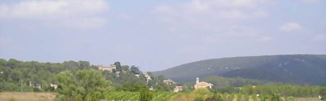 Le château et l'église du XIXe siècle - Montarnaud (34570) - Hérault