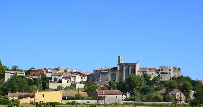 Vue sur le vieux village - Montbazin (34560) - Hérault