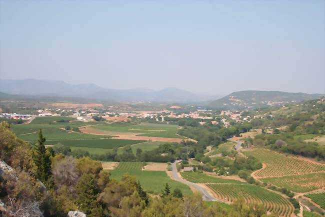 Un panorama sur le bourg - Saint-Chinian (34360) - Hérault