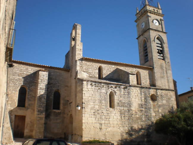 L'église abbatiale Saint-Geniès (XIe siècle) - Saint-Geniès-des-Mourgues (34160) - Hérault