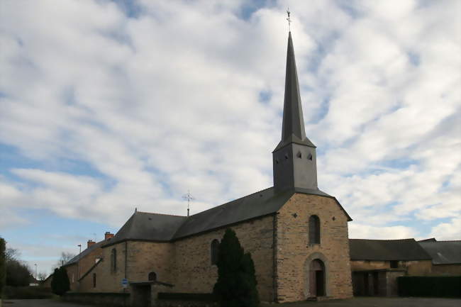 L'église Saint-Étienne-Saint-Melaine - Les Brulais (35330) - Ille-et-Vilaine