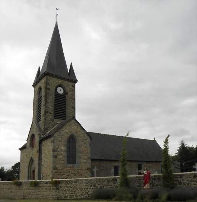 L'église Sainte-Anne de Lourmais - Lourmais (35270) - Ille-et-Vilaine