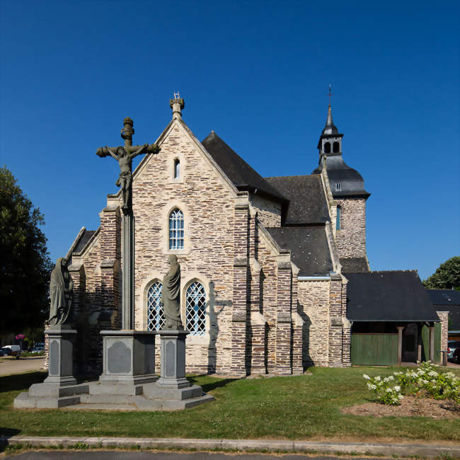 Chevet de léglise - Plélan-le-Grand (35380) - Ille-et-Vilaine