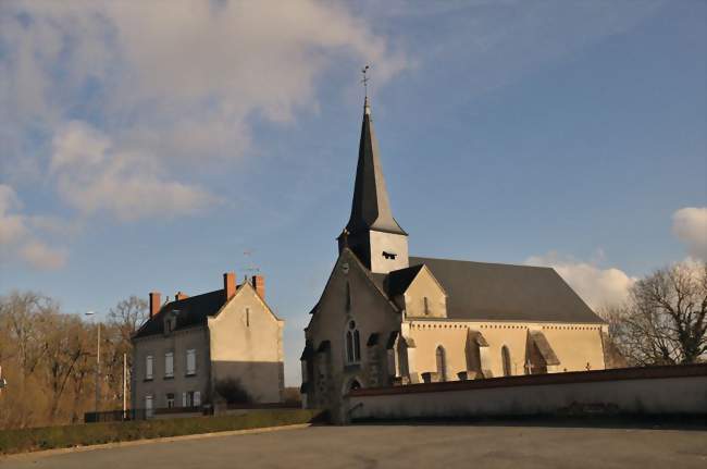 L'église Saint-Germain - Buxières-d'Aillac (36230) - Indre