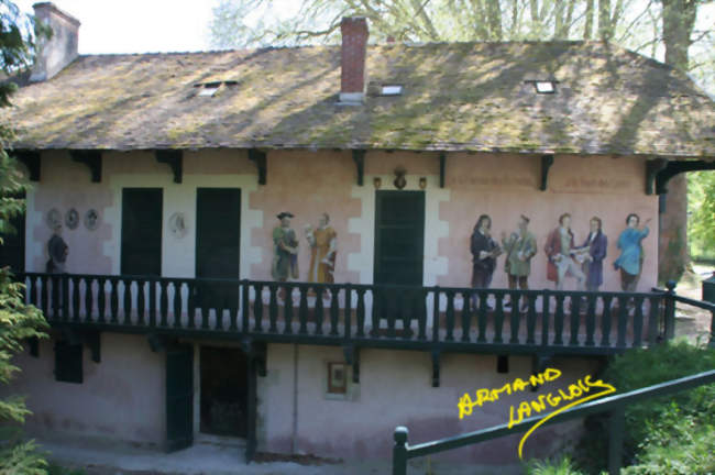 La fresque des écrivains d'Armand Langlois - Chanceaux-près-Loches (37600) - Indre-et-Loire