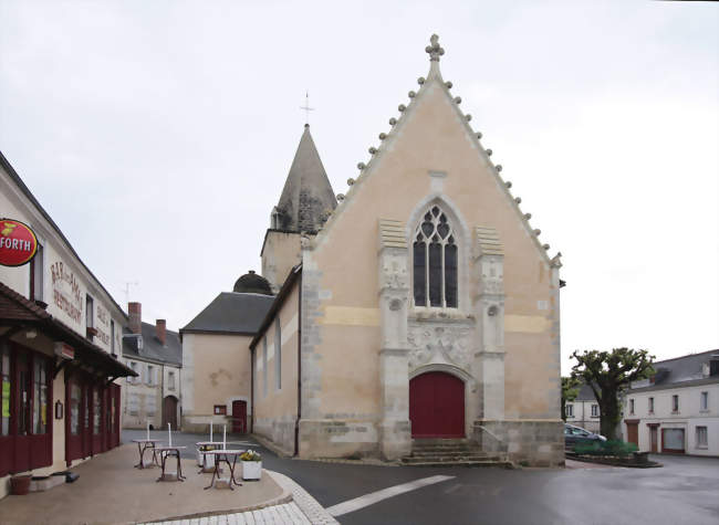 L'Eglise et le centre - Genillé (37460) - Indre-et-Loire