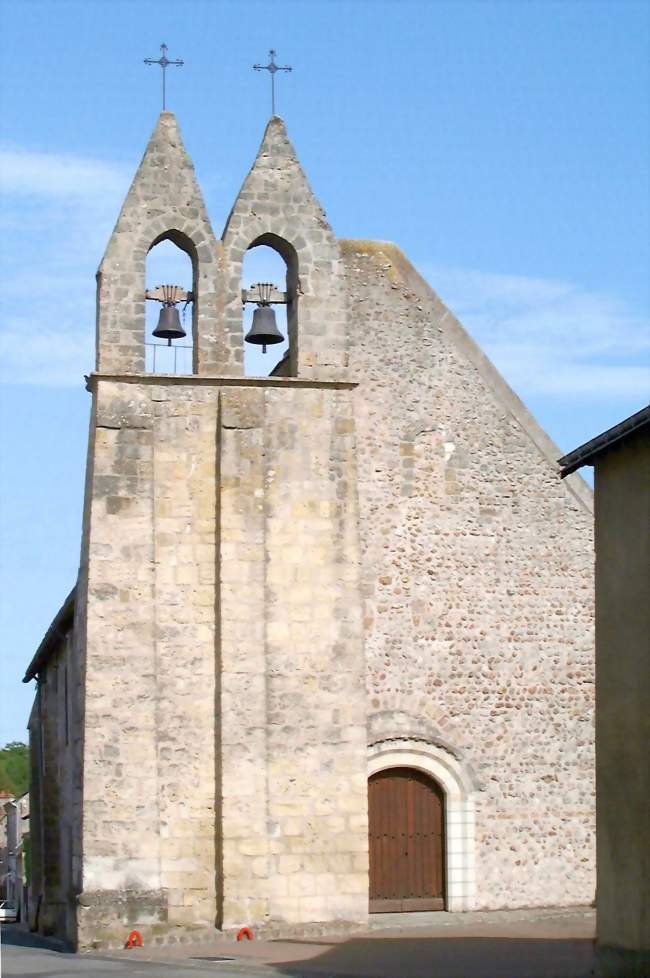 Clocher-pignon double de l'église de Mazières-de-Touraine - Mazières-de-Touraine (37130) - Indre-et-Loire