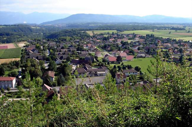 Vue générale vers le sud-ouest - Apprieu (38140) - Isère