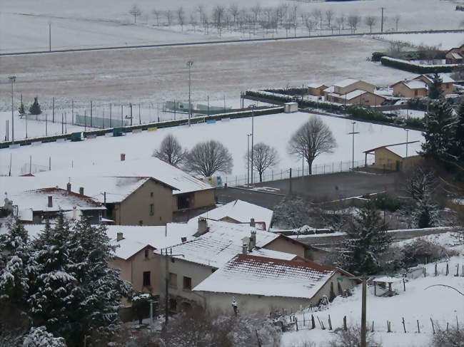 Le village sous la neige - Beauvoir-de-Marc (38440) - Isère