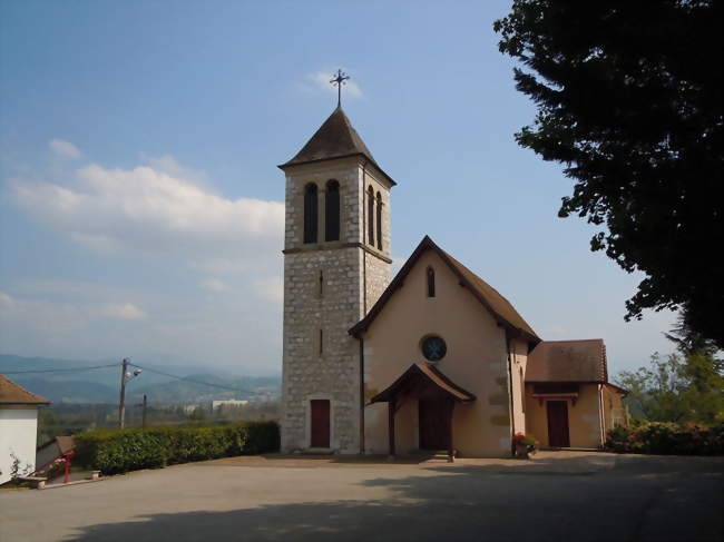 Vue de l'église de Granieu - Granieu (38490) - Isère