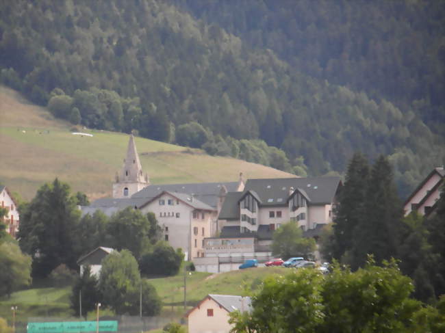 Lans et son église depuis la Maison du Parc - Lans-en-Vercors (38250) - Isère