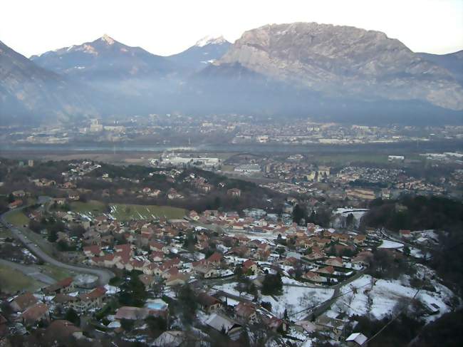 La commune vue de la Route de Villard-de-Lans - Sassenage (38360) - Isère