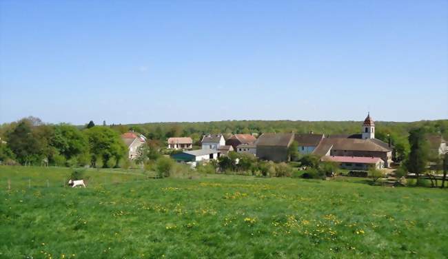 Auxange, depuis la Rue du Capitaine - Auxange (39700) - Jura