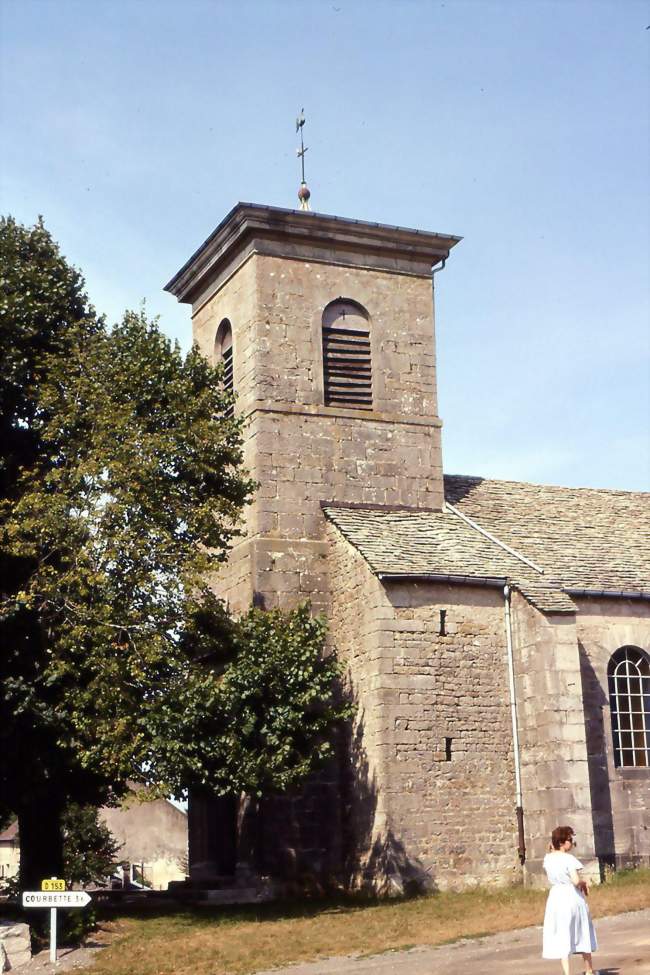 Léglise de Bornay de la fin du XIXe siècle - Bornay (39570) - Jura