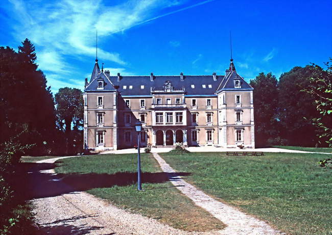 Château de Clervans en 1977 lorsqu'il accueillait la colonie de vacances Peugeot - Chamblay (39380) - Jura