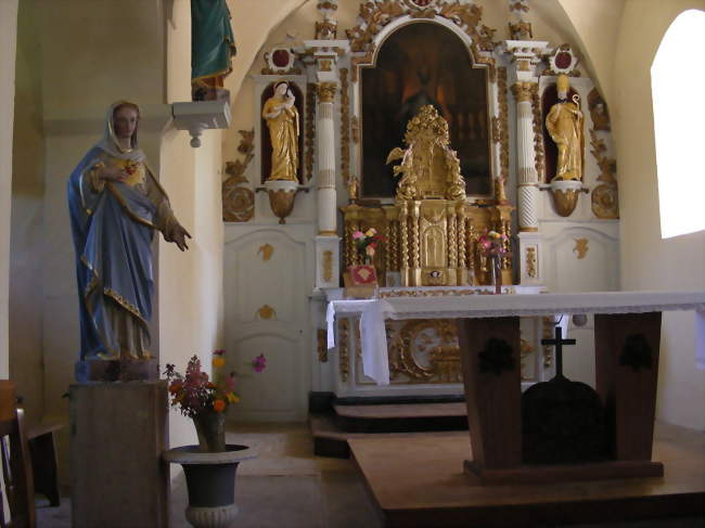 Intérieur de l'église de La Châtelaine - La Châtelaine (39600) - Jura