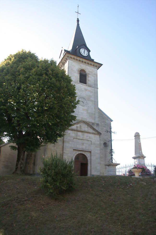 Monument aux morts et église de Crotenay - Crotenay (39300) - Jura